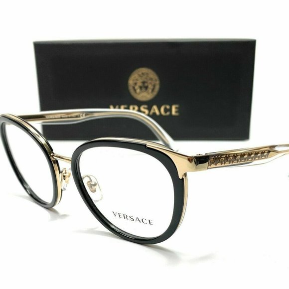 Versace Golden Black Princess 52mm Glasses